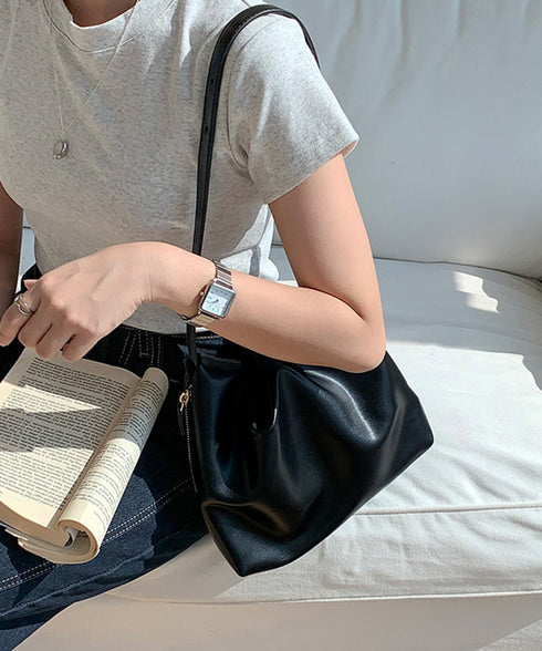 ショルダーバッグ 韓国風 ギャザーバッグ レディース ワンハンドルバッグ フェイクレザー トートバッグ 2way 肩掛けバッグ おしゃれ PUレザー 大人可愛い鞄 77XDD-001